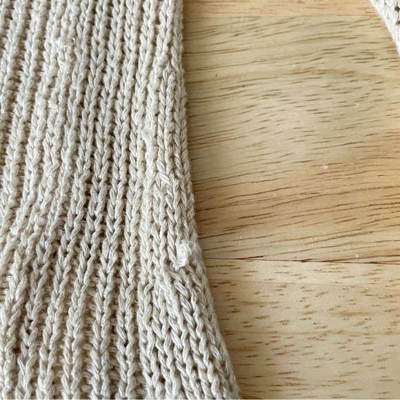 Vince Tan Knit Side Slit Crewneck Sweater - 35935 - Picture 11 of 16